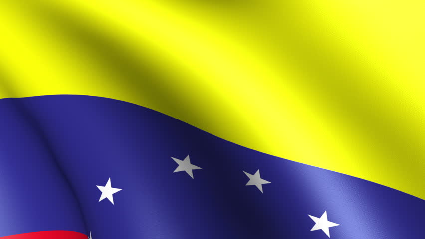 Venezuela Flag Waving

