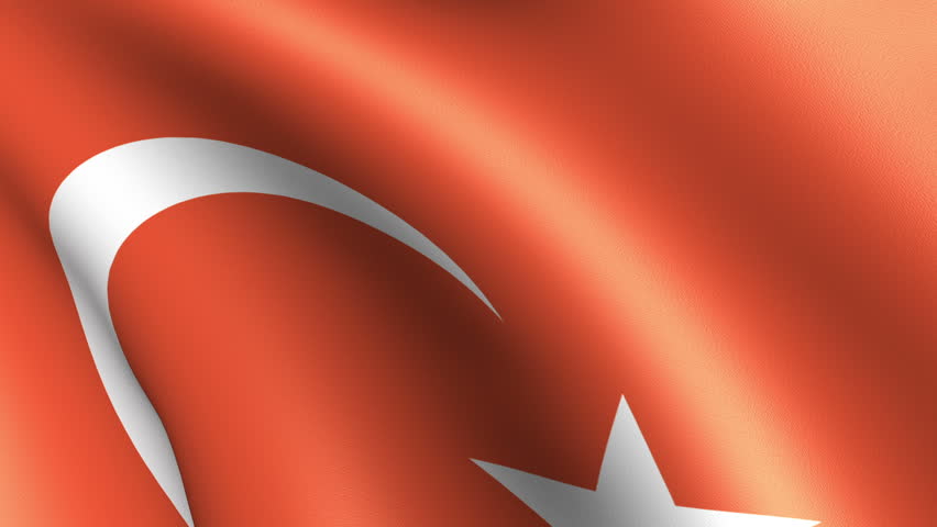 Turkey Flag Waving