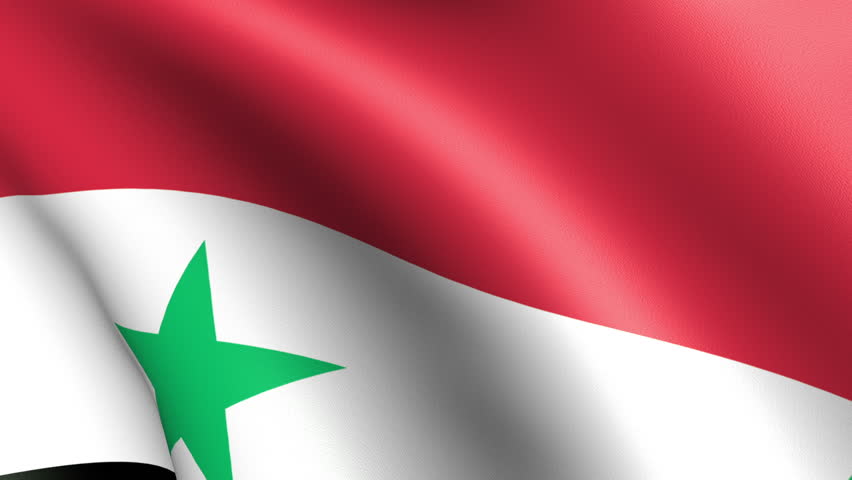 Syria Flag Waving