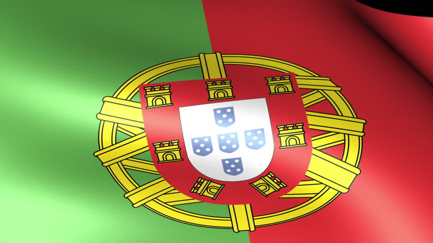 Portugal Flag Waving