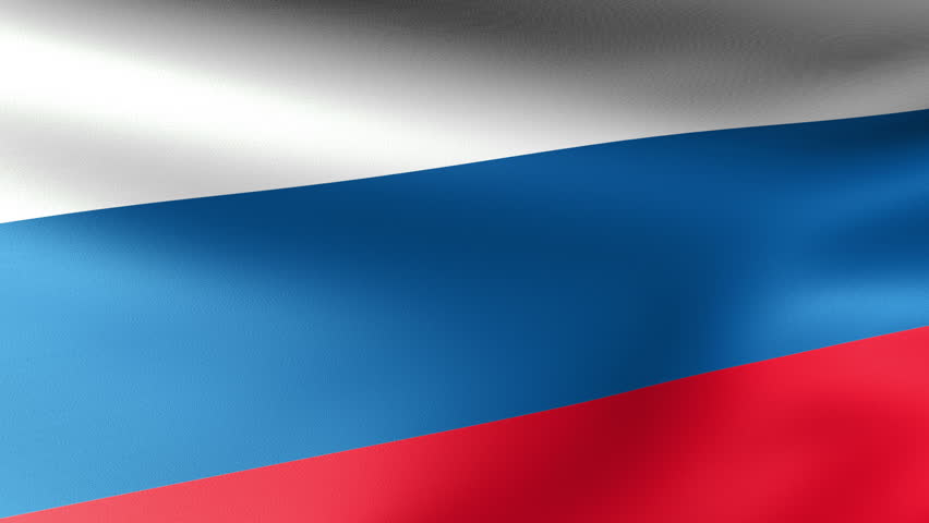 Russian Federation Flag Waving