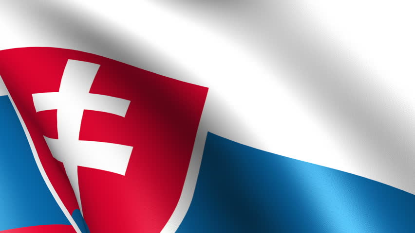 Slovakia Flag Waving