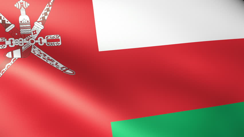 Oman Flag Waving