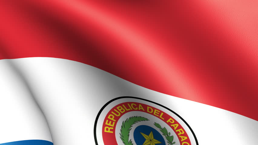 Paraguay Flag Waving