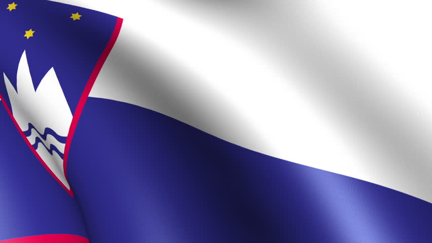 Slovenia Flag Waving