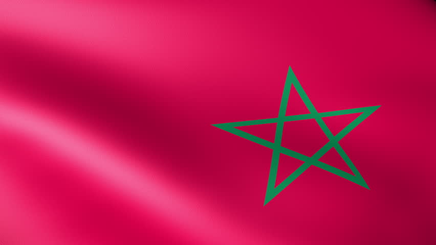 Morocco Flag Waving