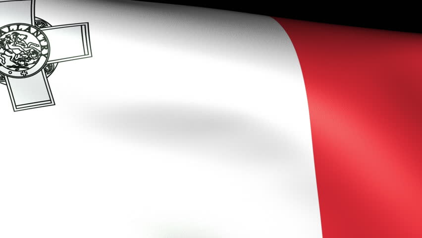Malta Flag Waving
