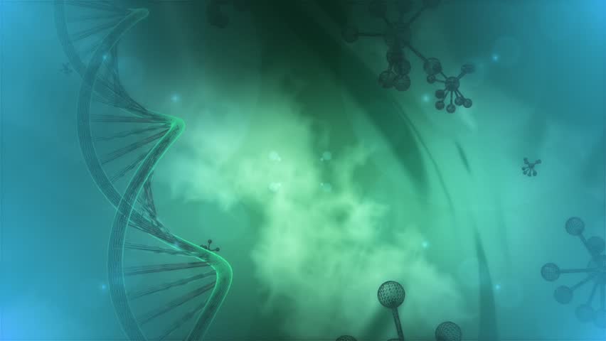 DNA cyclical background animation Royalty-Free Stock Footage #2856871