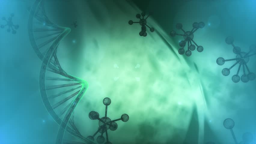 DNA cyclical background animation