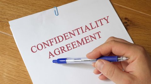 Review of Confidentiality Agreement 