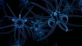 Neural transmission. Neuron receiving and transmitting an impulse. - Powered by Shutterstock - Get 15% off with code: PIKWIZARD15