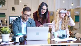 Diverse Group Of Software Engineers Programming AR Vr Application Holograms Concept Successful Young Coworkers Innovative Team Creating Future Startup - Powered by Shutterstock - Get 15% off with code: PIKWIZARD15