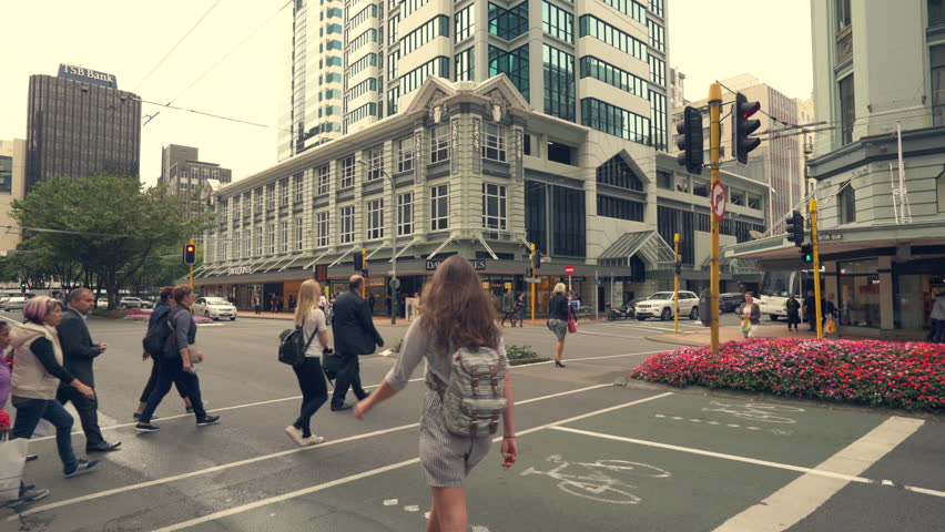 New Zealand Street View Wellington Downtown Street View - March Stock Footage Video (100%  Royalty-Free) 28623430 | Shutterstock