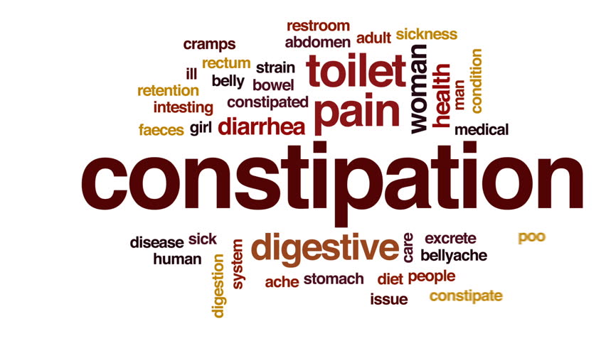 Constipation Animated Word Cloud Text Design Stock Footage Video (100% ...