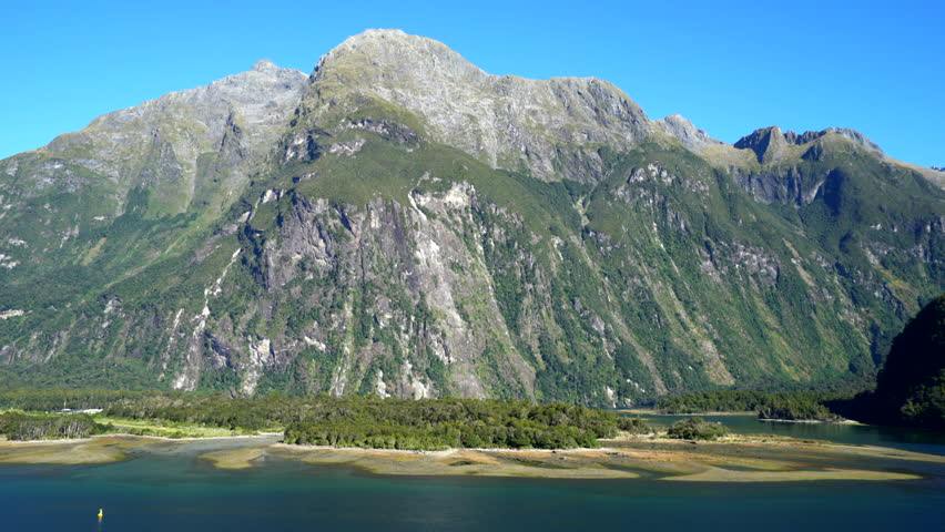 Stunning landscape of New Zealand - Milford Sound, mountains