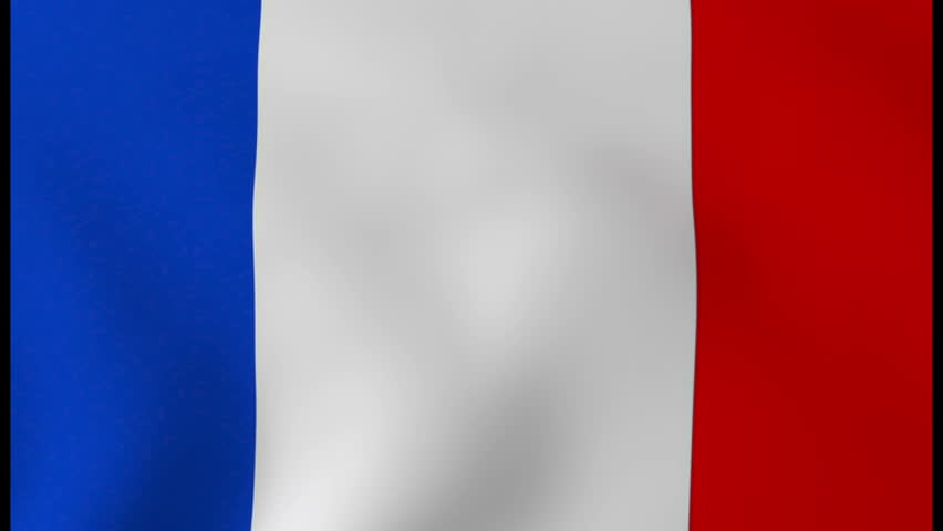 France Flag Close Up