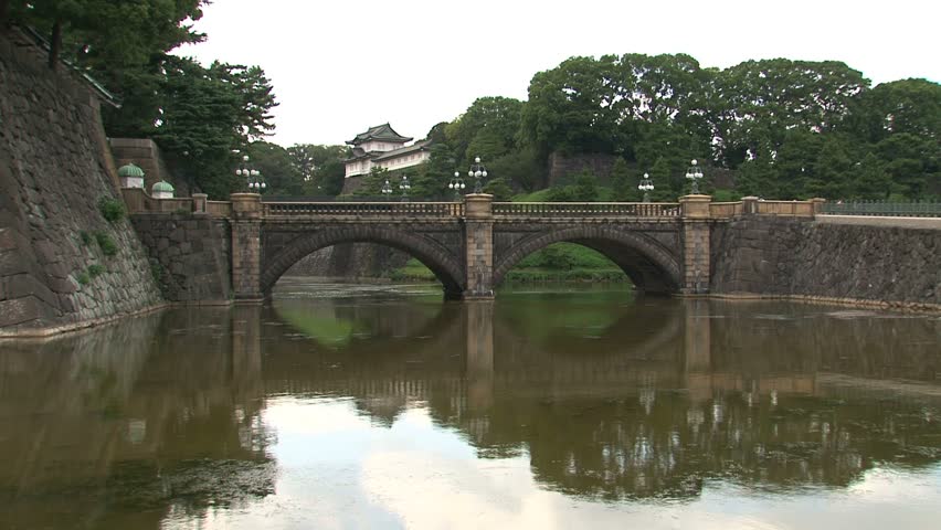 TOKYO - CIRCA 2012: Tokyo Imperial Palace is the main residence of the Emperor of Japan. It is a large park-like area located in the Chiyoda area of Tokyo.