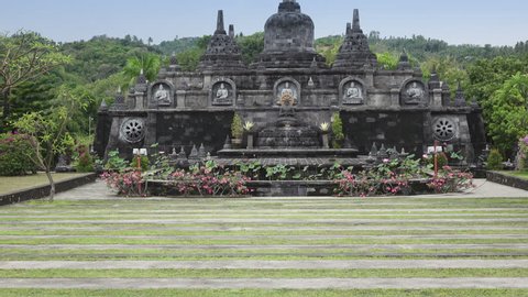 Brahmavihara-Arama also known as Vihara Buddha Banjar is buddhist Temple Monastery in mountains near Lovina in North Bali