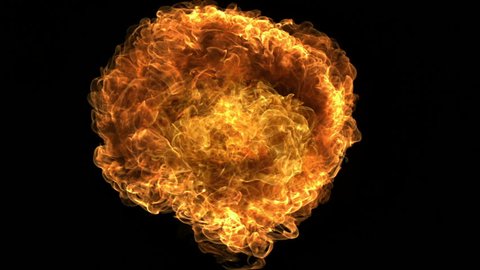 Fire ball explosion shooting with high speed camera, phantom flex.