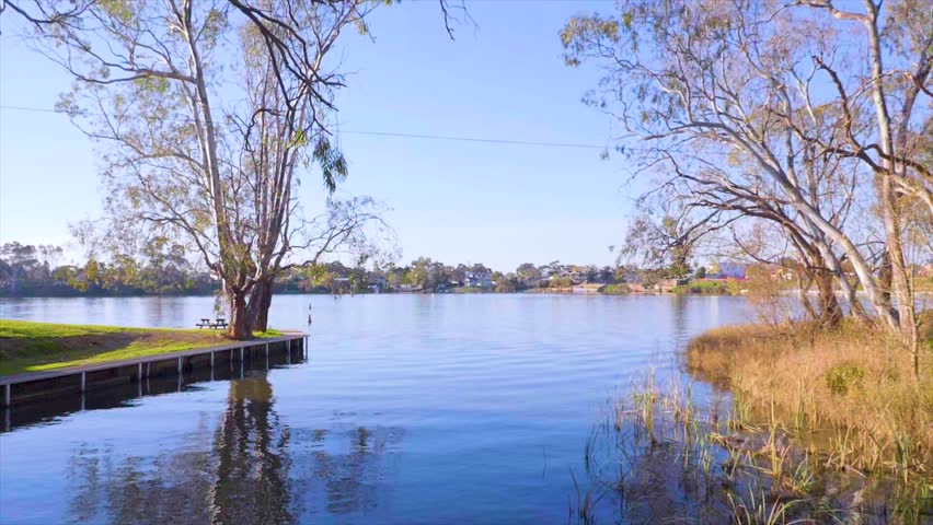 large lake, reservoir calm water 