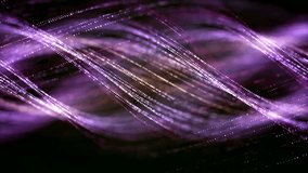 4K Motion background loop - Purple spiral effect with moving lines - 3d animation looping