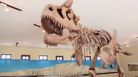 Sucre, Bolivia. Circa July 2017: Dinosaur Park, Parque Cretacico, Sucre, Altiplano, Bolivia. Sculptures of the dinosaurs, Cal Orcko Cretaceous Park