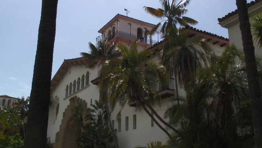 View Of County Courthouse In Santa Barbara Costa Rica