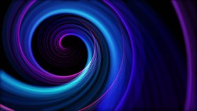 Spinning Artistic Spiral Abstract Motion Background Seamless Looping Video Backdrop Blue Cyan