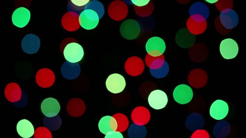 christmas holiday lights abstract Stock Video