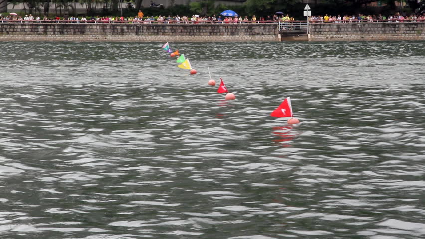 HONG KONG - JUNE 16: Dragon boat races in HongKong - Dragon boat races are