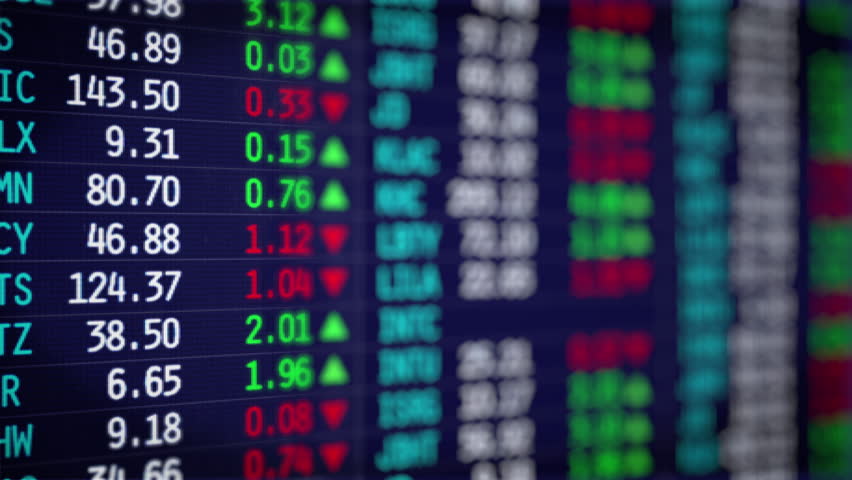 Stock Market. Shares are traded in the stock exchange Royalty-Free Stock Footage #28771669