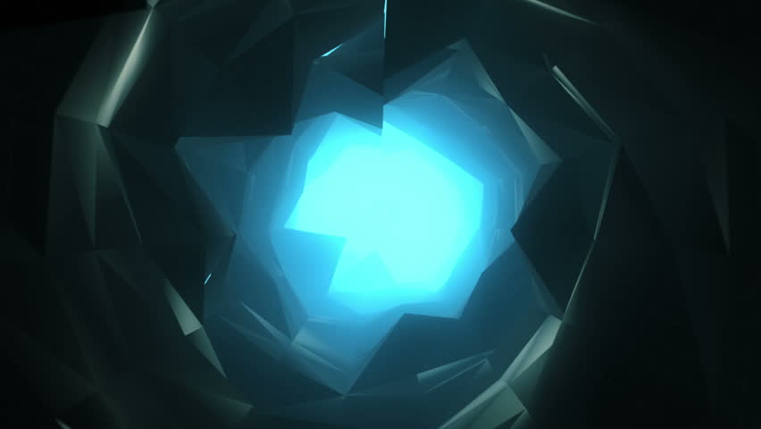 Flight in abstract futuristic tunnel, 3d animation, a Technology Video by FlashMovie