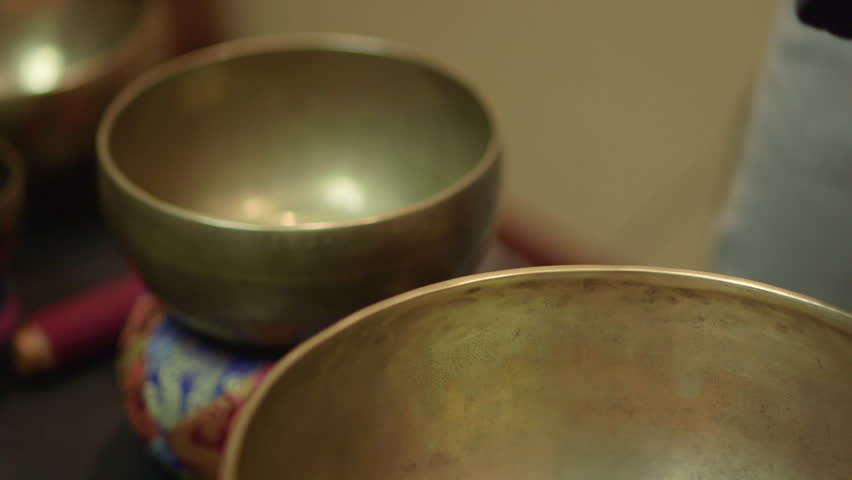 Playing Of Tibetan Singing Bowls | Shutterstock HD Video #28784080