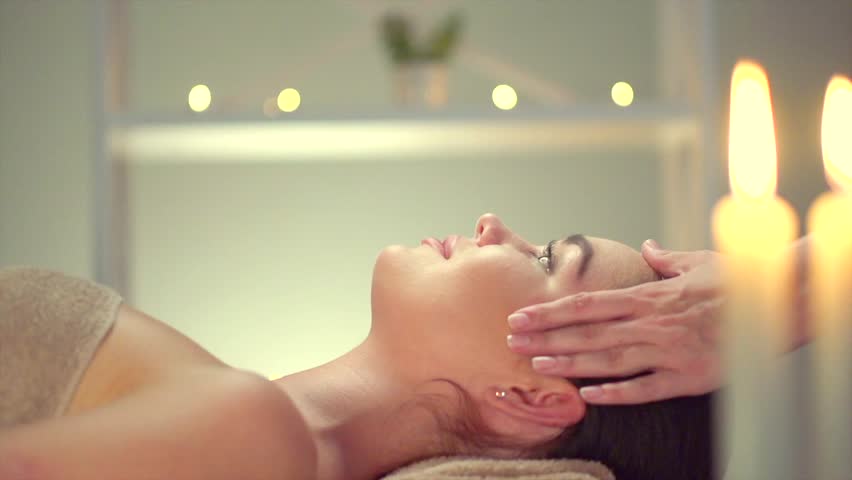 Spa facial Massage. Face Massage in beauty spa salon. Beauty Treatments. Body care, skin care, wellness, wellbeing, beauty treatment concept. Slow motion 240 fps 4K UHD video 3840x2160 | Shutterstock HD Video #28794391