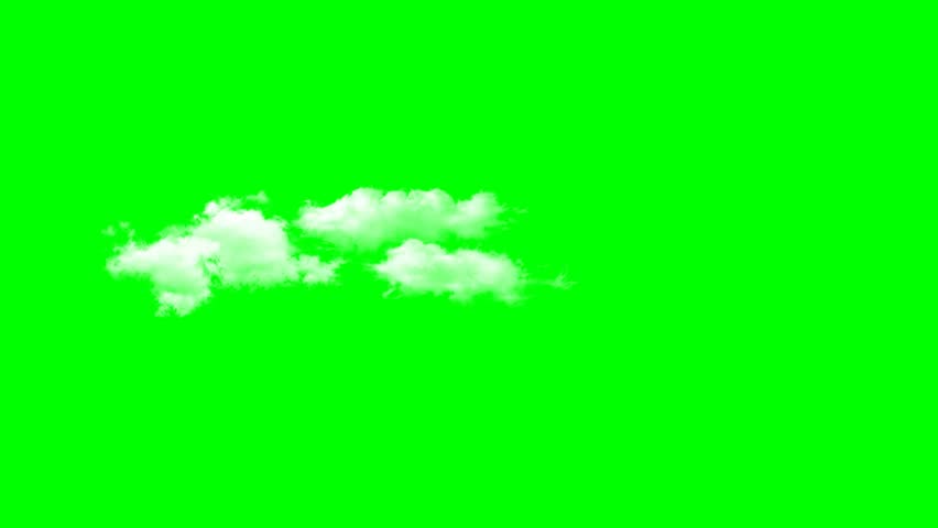 Clouds moving on green screen background animation. Royalty-Free Stock Footage #28829089