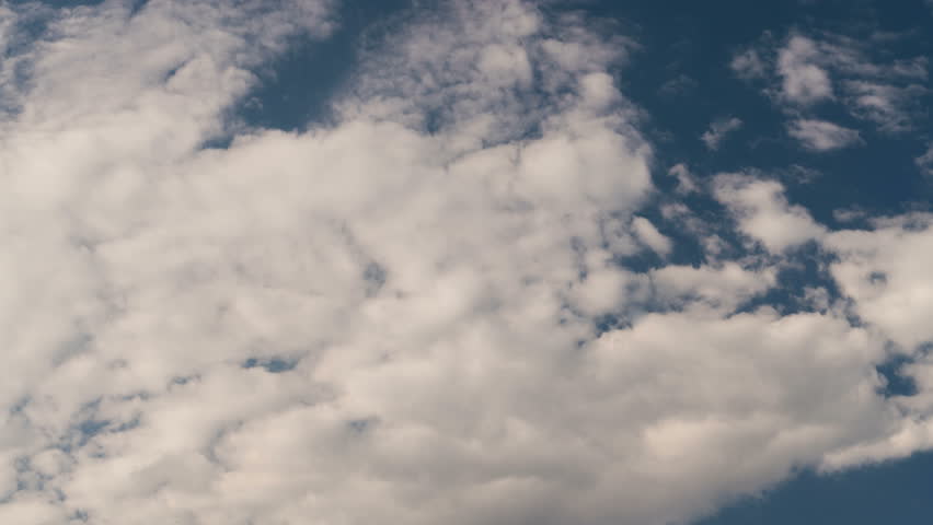 Fluffy clouds timelapse at 8k resolution