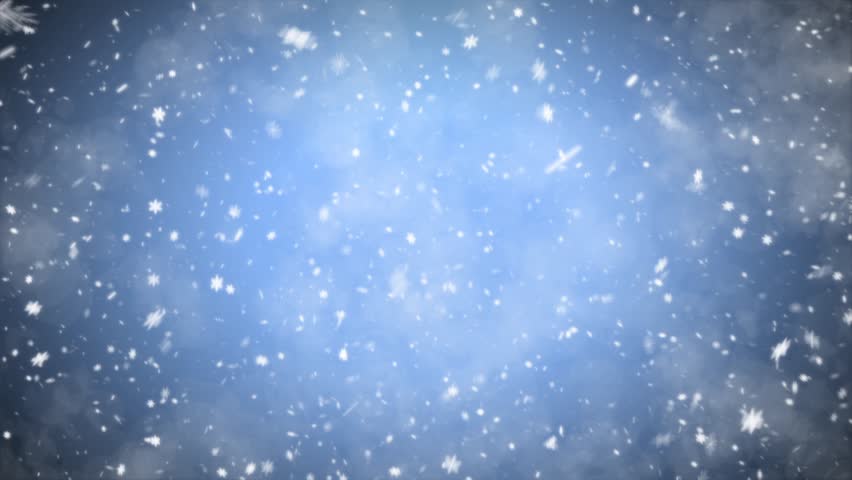 Snowfall, Winter Background Stock Footage Video (100% Royalty-free