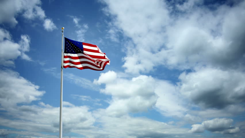 American Flag Stock Footage Video (100% Royalty-free ...