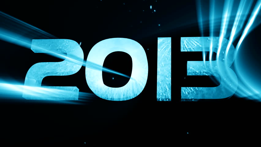 happy new year 2013 turquoise