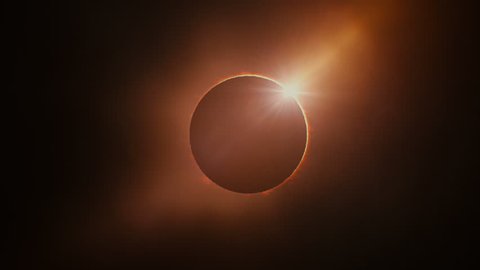Full solar eclipse. The Moon mostly covers the visible Sun creating a ring of fire.
This astronomical phenomenon can be seen as a sign of the End of the World.