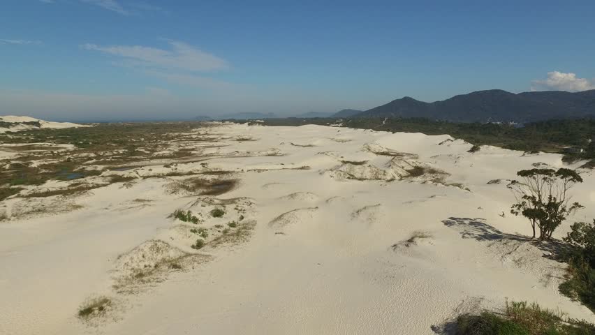 Dunes at Joaquina beach - Florianopolis - Santa Catarina - Brazil