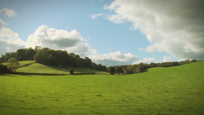 English Landscape, HD. An English countryside scene in the Surrey hills with
