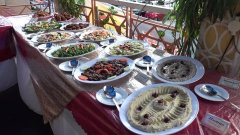 Lebanese food buffet Stock Video Footage - 4K and HD Video Clips ...