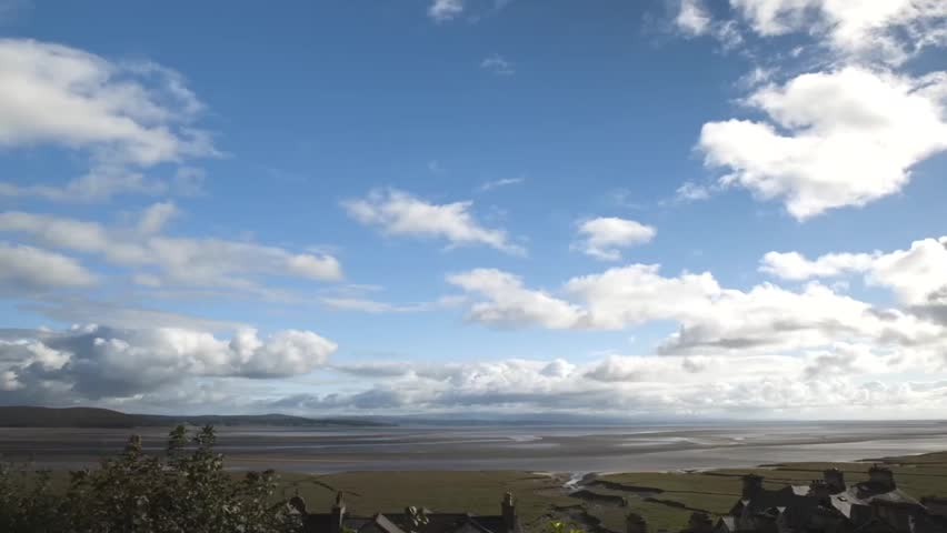 bay high tide time-lapse Stock Footage Video (100% Royalty-free