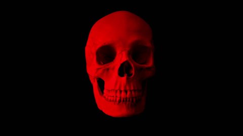 Red Skull Talking Loop - Front View