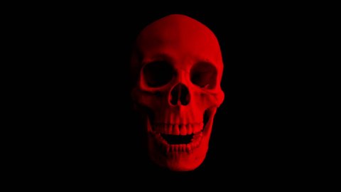 Red Skull Opens Mouth Eats Camera POV - 4 Versions