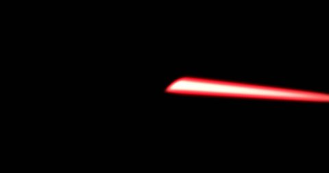 Sci Fi Film Elements - CG Laser rifle tracers firing sideways