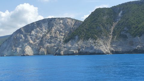 Beautiful seashore near the Porto Katsiki, in Greece Ionian islands.