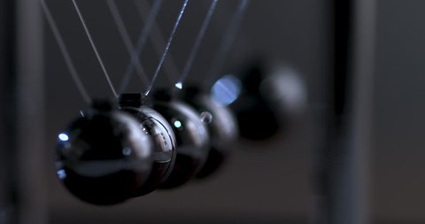 Newtons Cradle Physics Concept Action Reaction Stock Photo (Edit Now ...