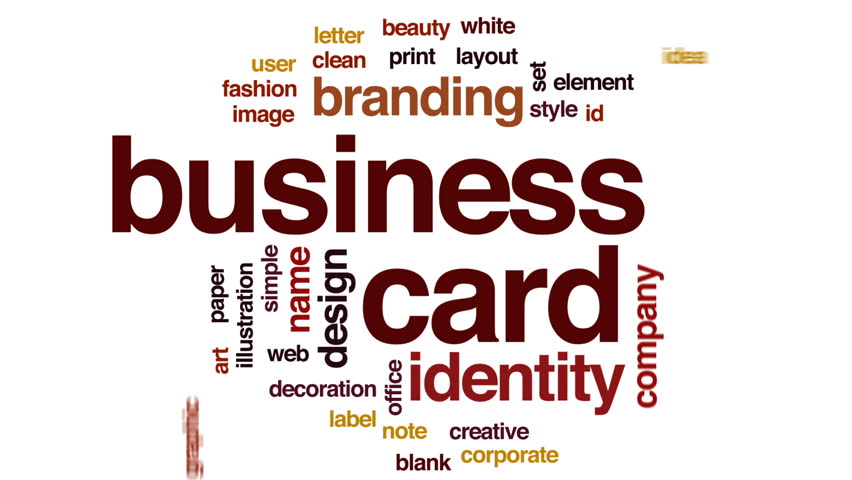 Download Business Card Animated Word Cloud Stock Footage Video 100 Royalty Free 29082316 Shutterstock